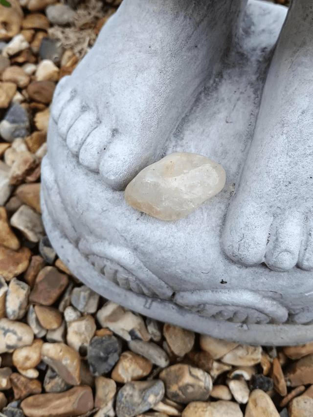 Genuine Citrine Crystal Tumblestone