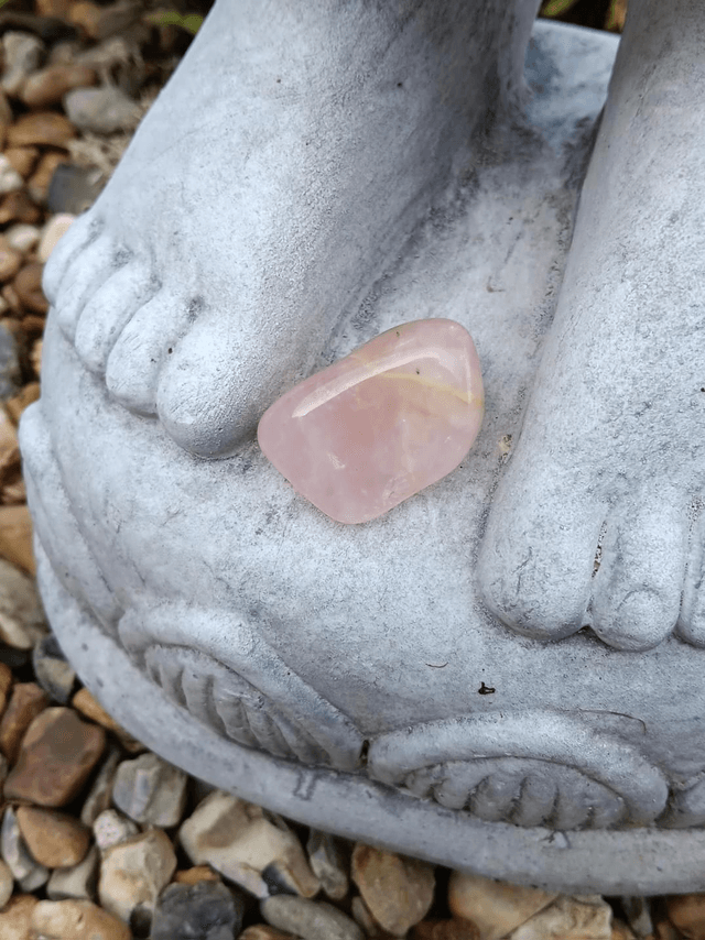 Genuine Rose Quartz Crystal Tumblestone
